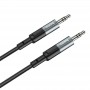 Купить ᐈ Кривой Рог ᐈ Низкая цена ᐈ Аудио-кабель Hoco UPA23 3.5мм - 3.5 мм (M/M), 1 м, Gray (UPA23G)