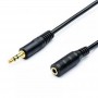 Купить ᐈ Кривой Рог ᐈ Низкая цена ᐈ Аудио-кабель Atcom (16847) mini-jack 3.5мм(M)-mini-jack 3.5мм(F) 1,8м пакет (Удлинитель)