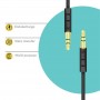 Купить ᐈ Кривой Рог ᐈ Низкая цена ᐈ Аудио-кабель Piko CB-AB11 3.5 мм - 3.5 мм (M/M), 1 м, Black (1283126489150)