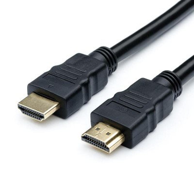 Купить ᐈ Кривой Рог ᐈ Низкая цена ᐈ Кабель Atcom HDMI - HDMI (M/M), 5 м, Black (17393) пакет