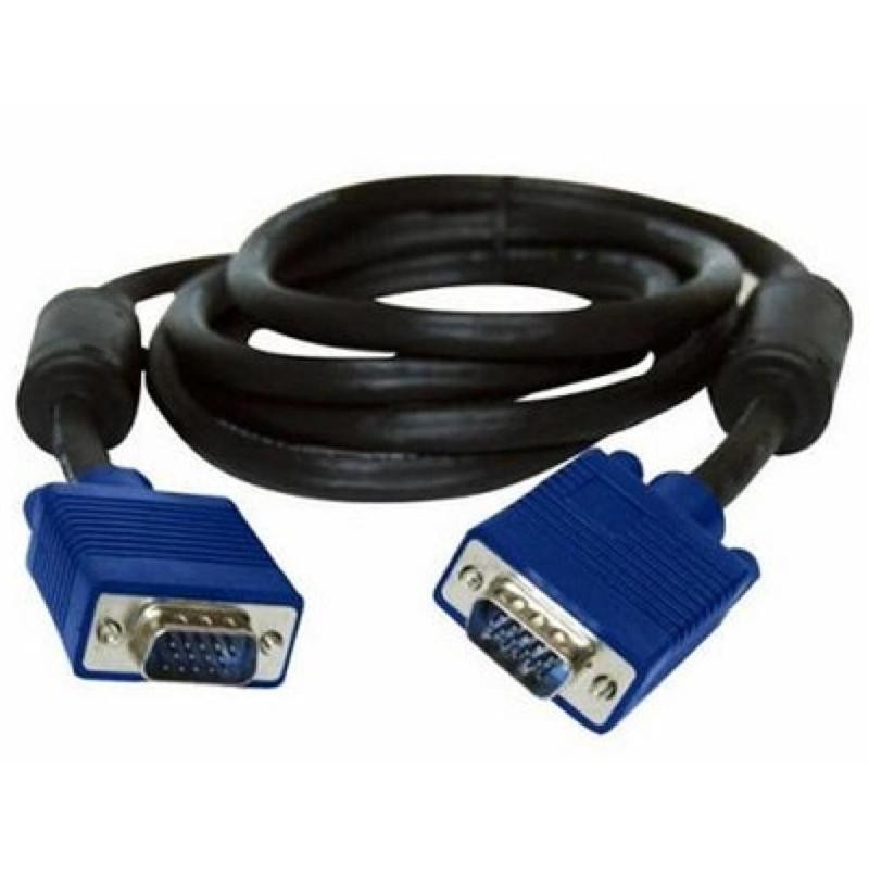 Купить ᐈ Кривой Рог ᐈ Низкая цена ᐈ Кабель Atcom VGA - VGA (M/M), HD15, 3 м, Black (7790)