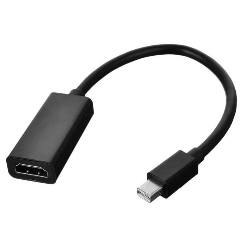 Купить ᐈ Кривой Рог ᐈ Низкая цена ᐈ Адаптер Atcom mini DisplayPort - HDMI (M/F), 0.1 м, Black (11042)