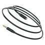 Купить ᐈ Кривой Рог ᐈ Низкая цена ᐈ Аудио-кабель Borofone BL12 3.5 мм - 3.5 мм (M/F), 2 м, черный (BL12-2B)