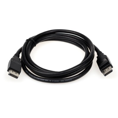 Купить ᐈ Кривой Рог ᐈ Низкая цена ᐈ Кабель Atcom DisplayPort - DisplayPort (M/M), 1.8 м, Black (16121) пакет