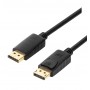 Купить ᐈ Кривой Рог ᐈ Низкая цена ᐈ Кабель Prologix DisplayPort - DisplayPort V 1.2 (M/M), 1 м, Black (PR-DP-DP-P-03-30-1m)