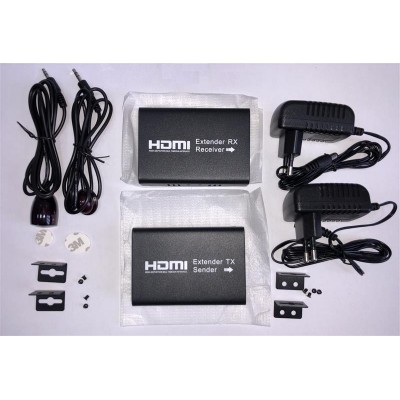 Купить ᐈ Кривой Рог ᐈ Низкая цена ᐈ Удлинитель Atcom HDMI - RJ-45 (F/F), до 120 м, Black (14157)