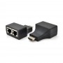 Купить ᐈ Кривой Рог ᐈ Низкая цена ᐈ Адаптер Voltronic HDMI - 2хRJ-45 (M/F), Black (YT-SCPE HDMI/2P-30m720P/08516)