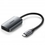 Купить ᐈ Кривой Рог ᐈ Низкая цена ᐈ Адаптер Ugreen CM236 Mini DP - USB Type-C (F/M), Gray (60351)