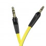 Купить ᐈ Кривой Рог ᐈ Низкая цена ᐈ Аудио-кабель Borofone BL6 3.5 мм - 3.5 мм (M/M), 1 м, желтый (BL6-1Y)