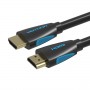 Купить ᐈ Кривой Рог ᐈ Низкая цена ᐈ Кабель Vention HDMI - HDMI V 2.0 (M/M), 1.5 м, черный (VAA-M02-B150)