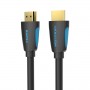 Купить ᐈ Кривой Рог ᐈ Низкая цена ᐈ Кабель Vention HDMI - HDMI V2.0 (M/M), 3 м, черный (VAA-M02-B300)