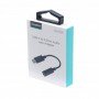 Купить ᐈ Кривой Рог ᐈ Низкая цена ᐈ Адаптер Choetech 3.5 мм - USB Type-C (F/M), Black (AUX003-BK)