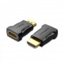 Купить ᐈ Кривой Рог ᐈ Низкая цена ᐈ Адаптер Vention HDMI - HDMI (M/F), Black (AIMBO)