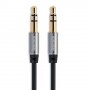 Купить ᐈ Кривой Рог ᐈ Низкая цена ᐈ Аудио-кабель Remax RL-L100 3.5 мм - 3.5 мм (M/M), 1 м, Black (2000700007123)