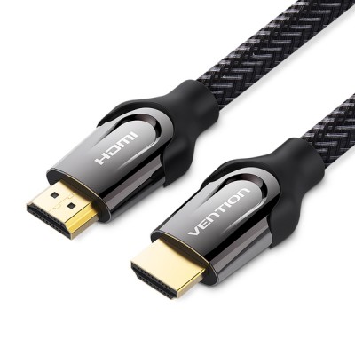 Купить ᐈ Кривой Рог ᐈ Низкая цена ᐈ Кабель Vention HDMI - HDMI V 2.0 (M/M), 1 м, Black (VAA-B05-B100)