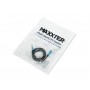 Купить ᐈ Кривой Рог ᐈ Низкая цена ᐈ Кабель Maxxter 3.5 мм - 3.5 мм (M/F), 1 м, черный/синий (A-3434-1m) пакет