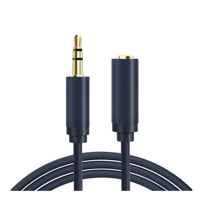 Купить ᐈ Кривой Рог ᐈ Низкая цена ᐈ Кабель Cabletime Audio 3.5 мм - 3.5 мм (M/F), 3 м, Black, 3 pin (CF16N)