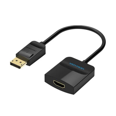 Купить ᐈ Кривой Рог ᐈ Низкая цена ᐈ Перехідник Vention DisplayPort - HDMI, 0.2 m (HBGBB)