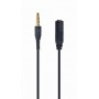 Купить ᐈ Кривой Рог ᐈ Низкая цена ᐈ Аудио-кабель Gembird CCA-419 3.5 мм - 3.5 мм (M/F), кроссовер контактов GND и MIC, 0.18 м, ч