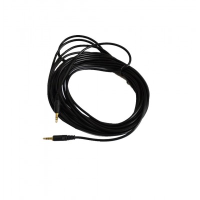 Купить ᐈ Кривой Рог ᐈ Низкая цена ᐈ Аудио-кабель Atcom 3.5 мм - 3.5 мм (M/M), 7.5 м, черный (17438) пакет