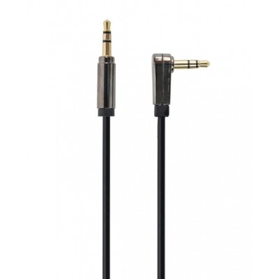 Купить ᐈ Кривой Рог ᐈ Низкая цена ᐈ Аудио-кабель Cablexpert 3.5 мм - 3.5 мм (M/M), 1 м, черный (CCAP-444L-1M)
