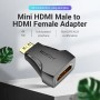 Купить ᐈ Кривой Рог ᐈ Низкая цена ᐈ Адаптер Vention HDMI - mini-HDMI (F/M), черный (AISBO)