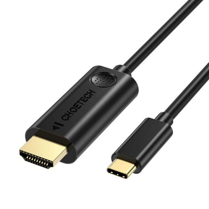 Купить ᐈ Кривой Рог ᐈ Низкая цена ᐈ Кабель Choetech HDMI - USB Type-C (M/M), 3 м, Black (XCH-0030BK)