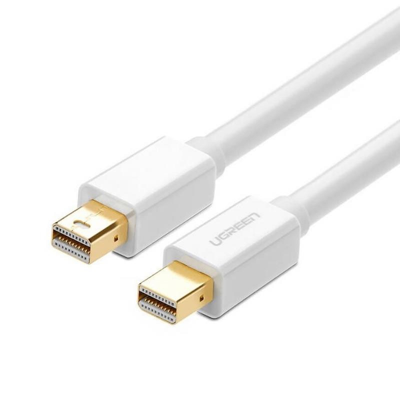 Купить ᐈ Кривой Рог ᐈ Низкая цена ᐈ Кабель Ugreen MD111 mini DisplayPort - mini DisplayPort (M/M), 2 м, White (10429)