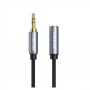 Купить ᐈ Кривой Рог ᐈ Низкая цена ᐈ Кабель Cabletime Audio 3.5 мм - 3.5 мм (M/F), 0.3 м, Black, 3 pin (CF11D)
