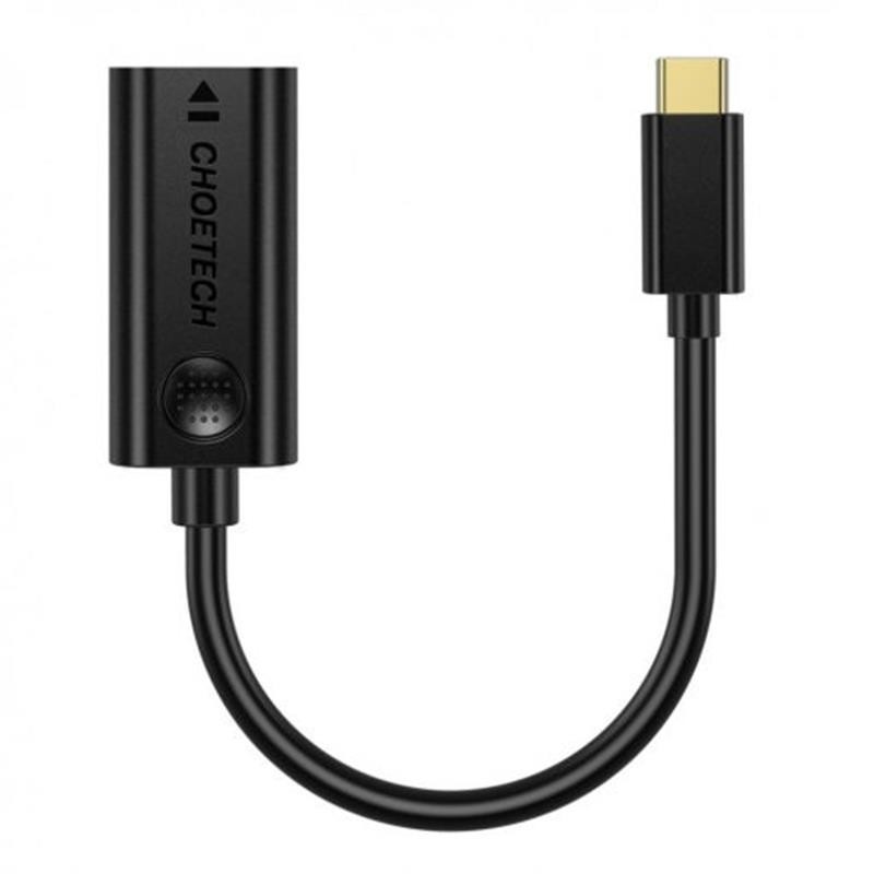 Купить ᐈ Кривой Рог ᐈ Низкая цена ᐈ Адаптер Choetech HDMI - USB Type-C (F/M), Black (HUB-H04)
