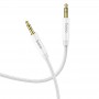 Купить ᐈ Кривой Рог ᐈ Низкая цена ᐈ Аудио-кабель Hoco UPA19 3.5 мм - 3.5 мм (M/M), 1 м, серебристый (UPA19S)
