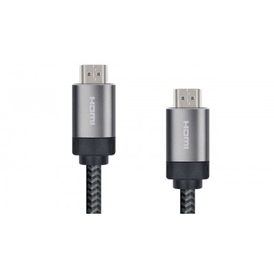 Купить ᐈ Кривой Рог ᐈ Низкая цена ᐈ Кабель REAL-EL Premium HDMI - HDMI V 2.0 (M/M), 2 м, Grey (EL123500046)