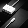 Купить ᐈ Кривой Рог ᐈ Низкая цена ᐈ Адаптер Ugreen MM123 HDMI+VGA - USB Type-C (F/M), White (30843)