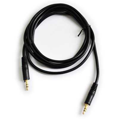 Купить ᐈ Кривой Рог ᐈ Низкая цена ᐈ Аудио-кабель Atcom 3.5 мм - 3.5 мм (M/M), 1.8 м, черный (17435) пакет