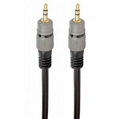 Купить ᐈ Кривой Рог ᐈ Низкая цена ᐈ Аудио-кабель Cablexpert 3.5 мм - 3.5 мм (M/M), 1.5 м, черный (CCAP-3535MM-1.5M)