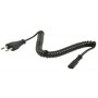 Купить ᐈ Кривой Рог ᐈ Низкая цена ᐈ Кабель питания Cablexpert (PC-C1-VDE-1.8M) CEE7/16-C7, 1.8 м, черный (для электробритв) 
