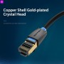 Купить ᐈ Кривой Рог ᐈ Низкая цена ᐈ Патч-корд Vention CAT 8 SFTP Ethernet, 1.5 m, Black (IKABG)