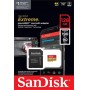 Купить ᐈ Кривой Рог ᐈ Низкая цена ᐈ Карта памяти MicroSDXC 128GB C10 UHS-I SanDisk Extreme V30 U3 R190/W90MB/s + SD (SDSQXAA-128