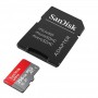 Купить ᐈ Кривой Рог ᐈ Низкая цена ᐈ Карта памяти MicroSDXC 256GB UHS-I Class 10 SanDisk Ultra A1 R150MB/s + SD-adapter (SDSQUAC-