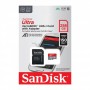 Купить ᐈ Кривой Рог ᐈ Низкая цена ᐈ Карта памяти MicroSDXC 256GB UHS-I Class 10 SanDisk Ultra A1 R150MB/s + SD-adapter (SDSQUAC-