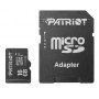 Купить ᐈ Кривой Рог ᐈ Низкая цена ᐈ Карта памяти MicroSDHC 16GB UHS-I Class 10 Patriot LX + SD-adapter (PSF16GMCSDHC10)