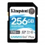Купить ᐈ Кривой Рог ᐈ Низкая цена ᐈ Карта памяти SDXC  256GB UHS-I/U3 Class 10 Kingston Canvas Go! Plus R170/W90MB/s (SDG3/256GB