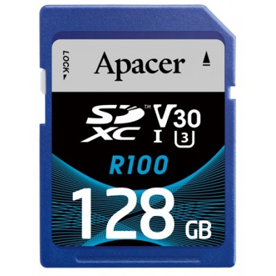 Купить ᐈ Кривой Рог ᐈ Низкая цена ᐈ Карта памяти SDXC 128GB UHS-I/U3 Class 10 Apacer (AP128GSDXC10U7-R)