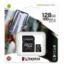 Купить ᐈ Кривой Рог ᐈ Низкая цена ᐈ Карта памяти MicroSDXC 128GB UHS-I Class 10 Kingston Canvas Select Plus R100MB/s + SD-адапте