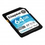 Купить ᐈ Кривой Рог ᐈ Низкая цена ᐈ Карта памяти SDXC   64GB UHS-I/U3 Class 10 Kingston Canvas Go! Plus R170/W70MB/s (SDG3/64GB)