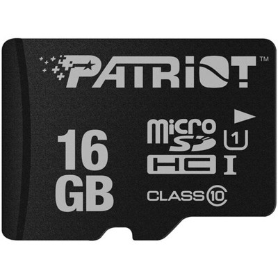 Купить ᐈ Кривой Рог ᐈ Низкая цена ᐈ Карта памяти MicroSDHC 16GB UHS-I Class 10 Patriot LX (PSF16GMDC10)