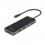 Купить ᐈ Кривой Рог ᐈ Низкая цена ᐈ Концентратор USB Promate PrimeHub USB-C Grey (primehub-go.grey)