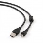 Купить ᐈ Кривой Рог ᐈ Низкая цена ᐈ Кабель Cablexpert CCF-USB2-AM5P-6 Premium AM/miniUSB 1.8 м