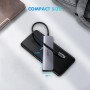 Купить ᐈ Кривой Рог ᐈ Низкая цена ᐈ Концентратор USB Type-C Ugreen CM136 3xUSB 3.0 + HDMI, Gray (50209)