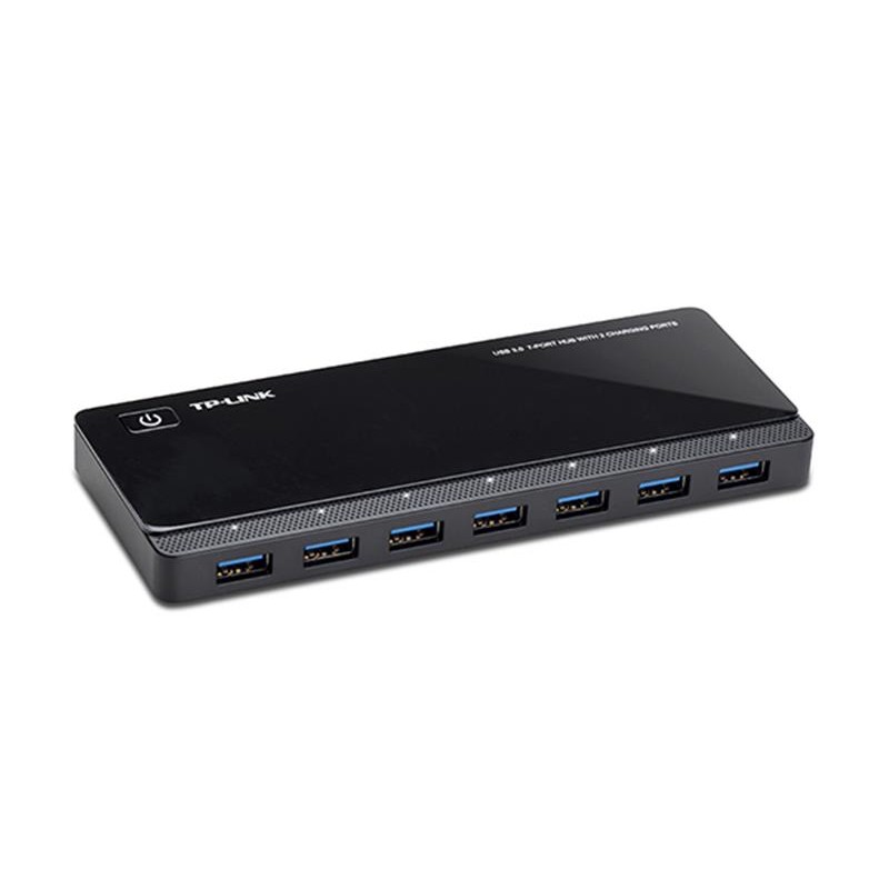 Купить ᐈ Кривой Рог ᐈ Низкая цена ᐈ Концентратор USB3.0 TP-Link UH720 Black 7хUSB3.0